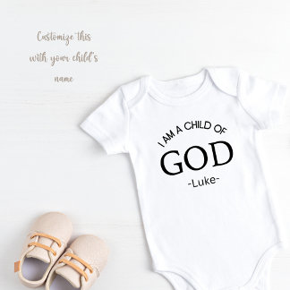 Gepersonaliseerd kind van God Romper