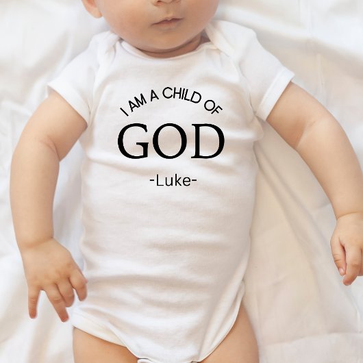 Gepersonaliseerd kind van God Romper