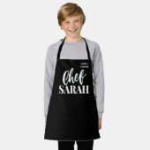 Gepersonaliseerd Kinder Chef Schort | Little Foodi (Gedragen)