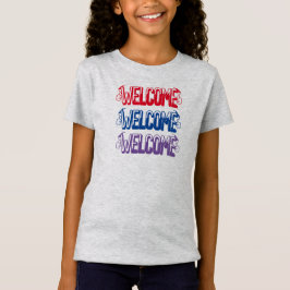 Gepersonaliseerd Kinder Schattigee Welkom Tshirt v