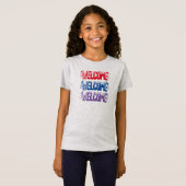 Gepersonaliseerd Kinder Schattigee Welkom Tshirt v (Voorkant volledig)