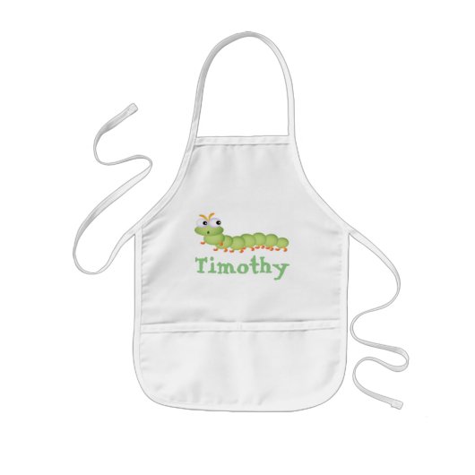 Gepersonaliseerd Kinder Schort/worm Schort (Voorkant)