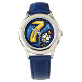 Gepersonaliseerd Kinder voetbalhorloge, Nummer 7 Horloge