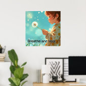 Gepersonaliseerd kinderen kunst poster (Thuiskantoor)