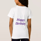 Gepersonaliseerd Kinderen van Birthday T-Shirt (Achterkant)