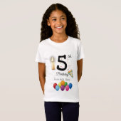 Gepersonaliseerd Kinderen van Birthday T-Shirt (Voorkant volledig)