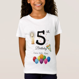 Gepersonaliseerd Kinderen van Birthday T-Shirt