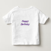 Gepersonaliseerd Kinderen van Birthday T-Shirt (Achterkant)