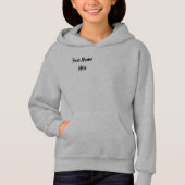 Gepersonaliseerd KindSweatshirt Design GRIJS (Voorkant)