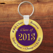 Gepersonaliseerd, Klasse van 2013, Klasse Reunion  Sleutelhanger (Voorkant)