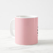 Gepersonaliseerd, klassiek Gefeliciteerd afstudere Koffiemok (Voorkant links)