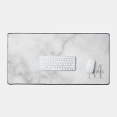 Gepersonaliseerd Klassiek monogram en naam Bureaumat (Keyboard & Muis)