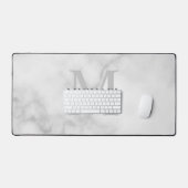 Gepersonaliseerd Klassiek monogram en naam Bureaumat (Keyboard & Muis)