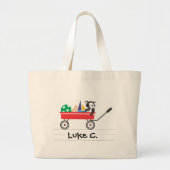 Gepersonaliseerd klein rood Tas (Voorkant)