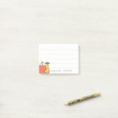 Gepersonaliseerd | Kleine Apple Teacher Stationery Post-it® Notes (Op bureau)