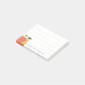 Gepersonaliseerd | Kleine Apple Teacher Stationery Post-it® Notes (Schuin)