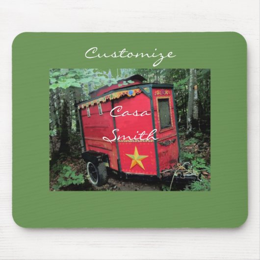 Gepersonaliseerd kleine caravan Thunder_Cove Muismat (Voorkant)