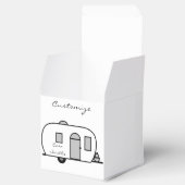 Gepersonaliseerd kleine kleine karavaan met glypsy bedankdoosjes (Geopend)