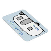 Gepersonaliseerd kleine kleine karavaan met glypsy magneet (Rechterzijde)