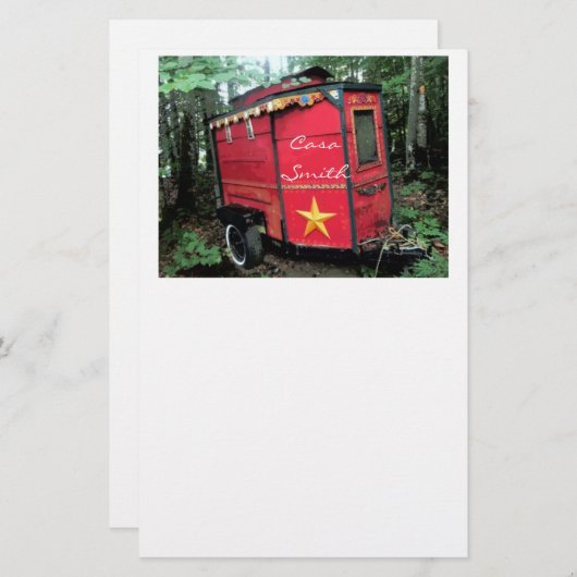 Gepersonaliseerd kleine kleine roodkever briefpapier (Voorkant / Achterkant)