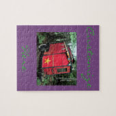 Gepersonaliseerd kleine kleine roodkever legpuzzel (Horizontaal)