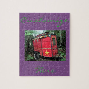 Gepersonaliseerd kleine kleine roodkever legpuzzel