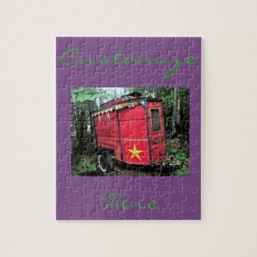 Gepersonaliseerd kleine kleine roodkever legpuzzel (Verticaal)