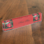 Gepersonaliseerd kleine kleine roodkever naambordje (Zijkant)