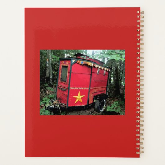 Gepersonaliseerd kleine kleine roodkever planner (Achterkant)