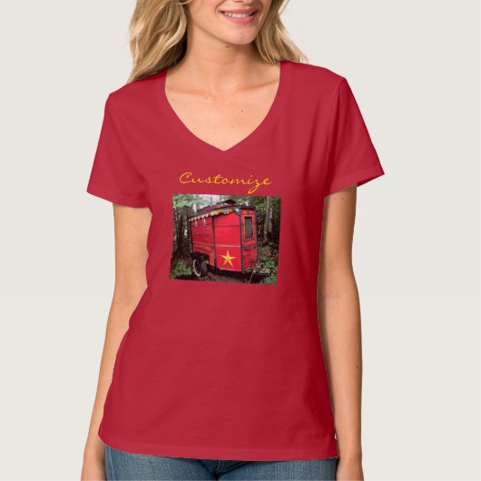 Gepersonaliseerd kleine kleine roodkever t-shirt (Voorkant)