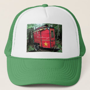 Gepersonaliseerd kleine kleine roodkever trucker pet