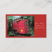 Gepersonaliseerd kleine kleine roodkever visitekaartje (Voorkant)