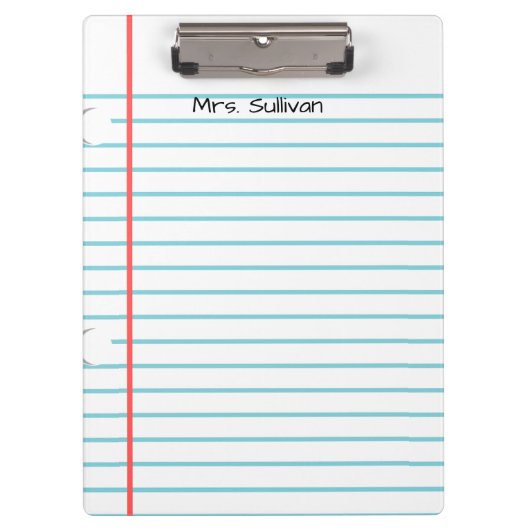 Gepersonaliseerd klembord (Voorkant)