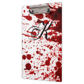 Gepersonaliseerd klembord bloedplaatje vampier kri (Links)