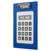 Gepersonaliseerd klembord met rekenmachineontwerp (Links)