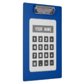 Gepersonaliseerd klembord met rekenmachineontwerp (Rechts)