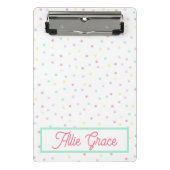 Gepersonaliseerd klembord - Polkadots (Voorkant)