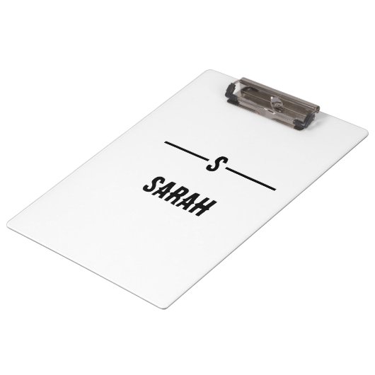 Gepersonaliseerd klembord – stijlvol Kantoor-acces (Gekanteld)