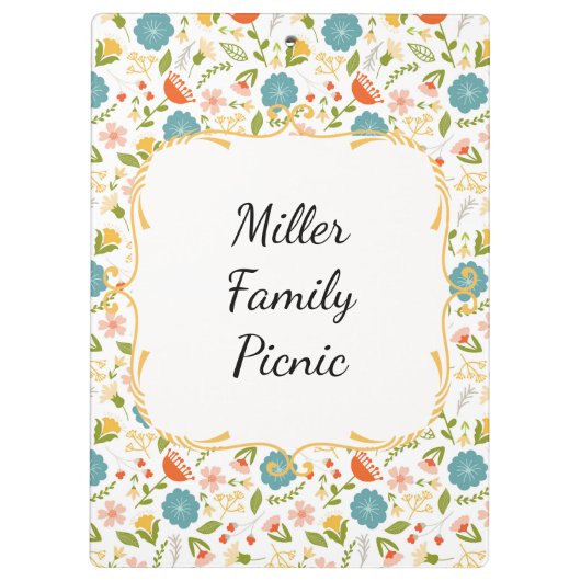 Gepersonaliseerd klembord voor garden (Achterkant)