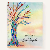 Gepersonaliseerd kleurenboek notitieboek (Voorkant)