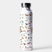 Gepersonaliseerd kleurig Insect Patroon Waterfles (Links)