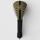 Gepersonaliseerd kleurig patroon golfheadcover (Voorkant)