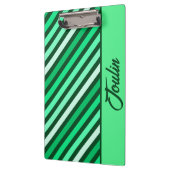 Gepersonaliseerd kleurig patroon klembord (Links)