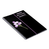 Gepersonaliseerd kleurig patroon notitieboek (Rechterzijde)