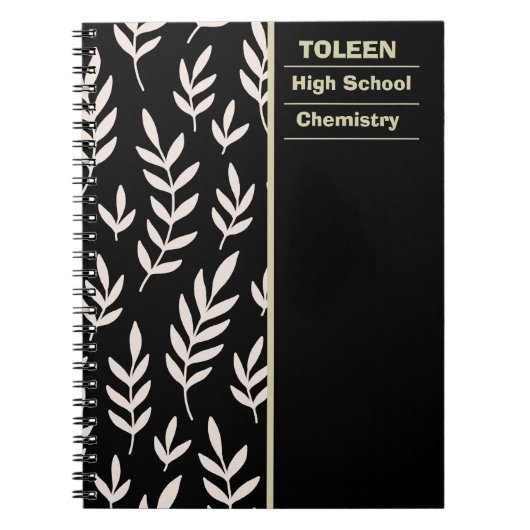 Gepersonaliseerd kleurig patroon notitieboek (Voorkant)