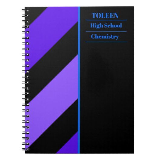 Gepersonaliseerd kleurig patroon notitieboek (Voorkant)