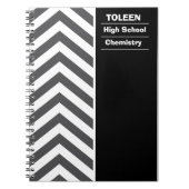 Gepersonaliseerd kleurig patroon notitieboek (Voorkant)