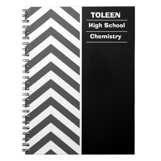 Gepersonaliseerd kleurig patroon notitieboek (Voorkant)