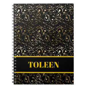 Gepersonaliseerd kleurig patroon notitieboek