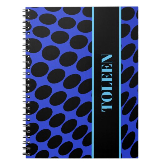 Gepersonaliseerd kleurig patroon notitieboek (Voorkant)
